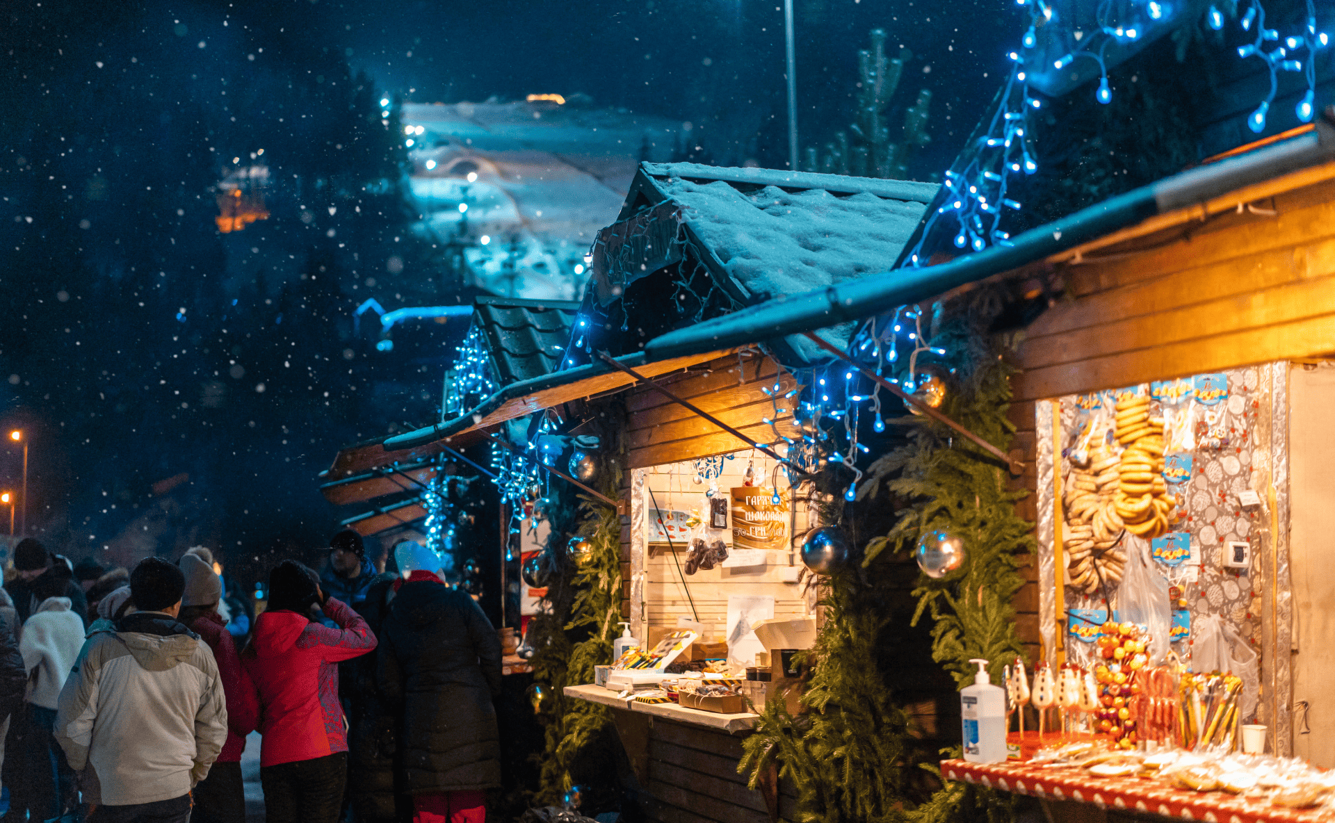 A Christmas market in 2025