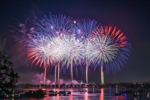 Fireworks in Washington, U.S.