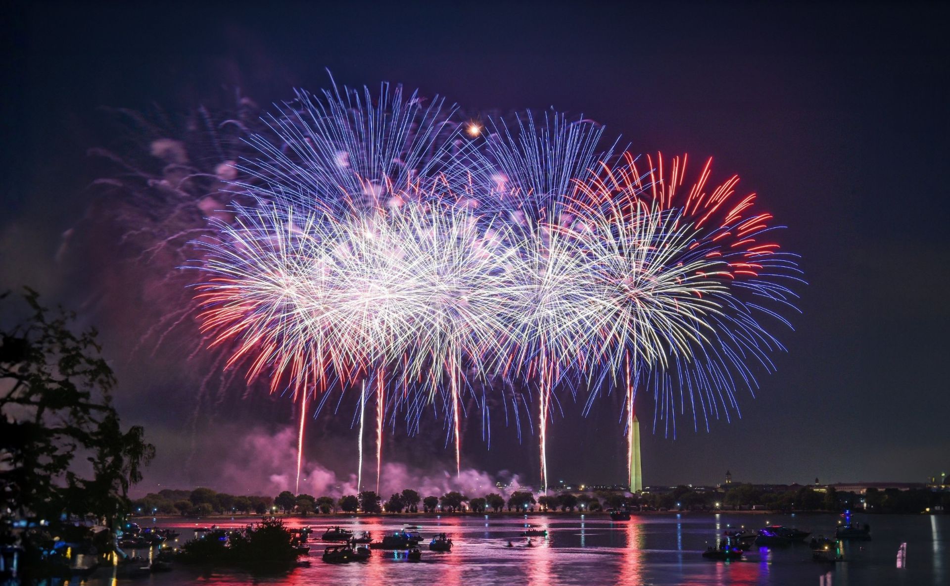 Fireworks in Washington, U.S.