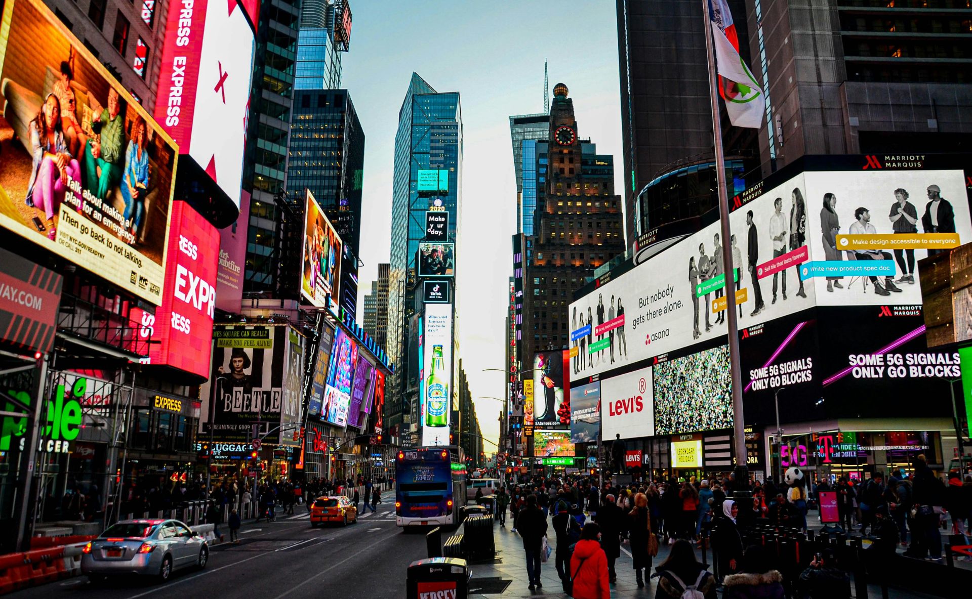 people in new york city
