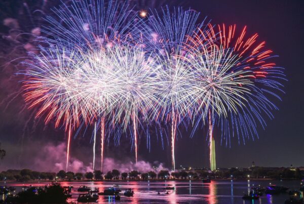Fireworks in Washington, U.S.