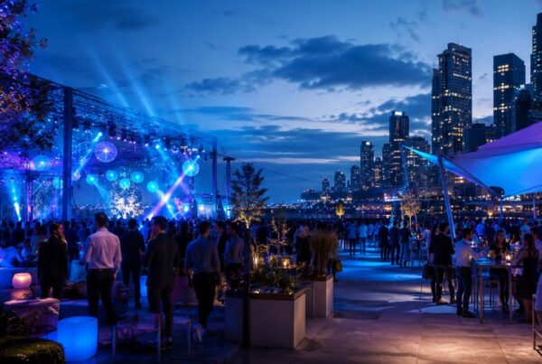 events tourism - people around a stage - data appeal mabrian analysis