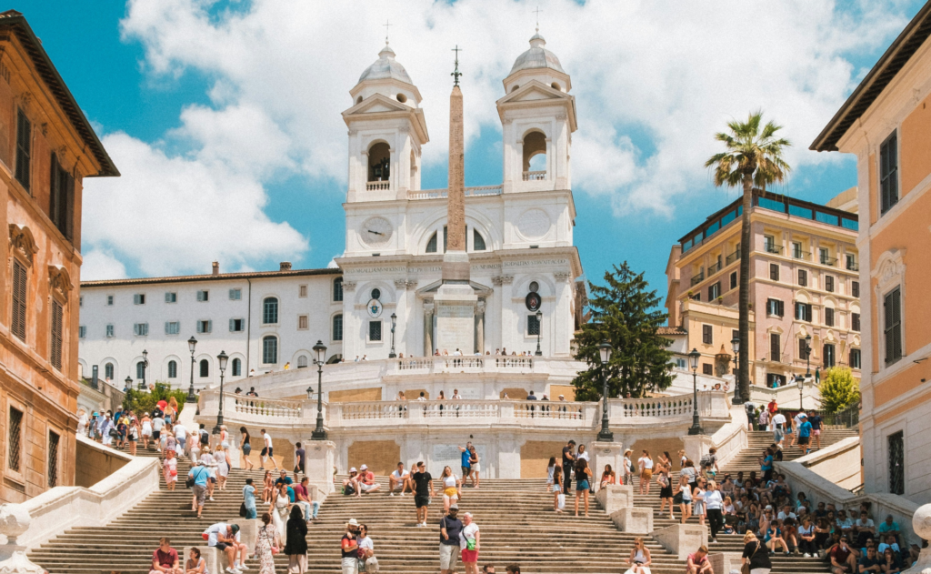 latin american tourism trends in europe 2026 - a view of Piazza di spagna