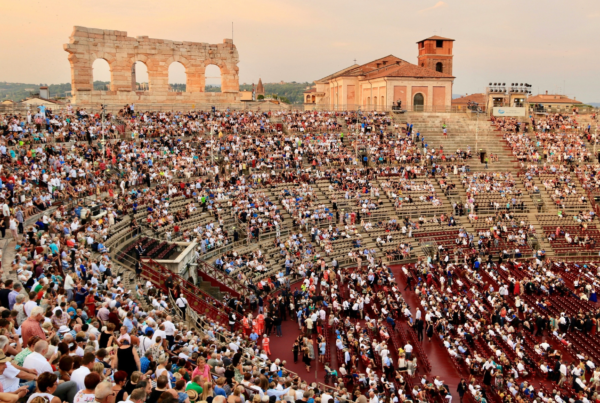 Summer events in Europe - view of Arena di Verona Italy